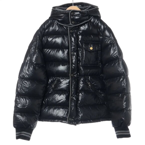 Moncler Nylon Down Jacket Black - Picture 1 of 14